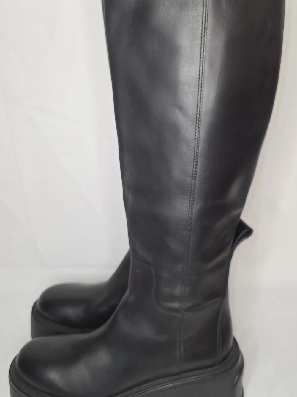 Valentino Garavani Black Over-the-Knee Platform Boots